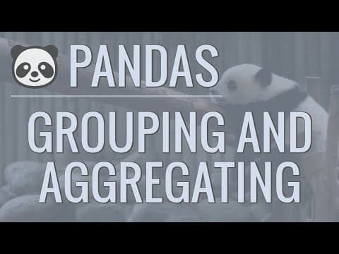 How to Group and Aggregate Data in Python Pandas? thumbnail