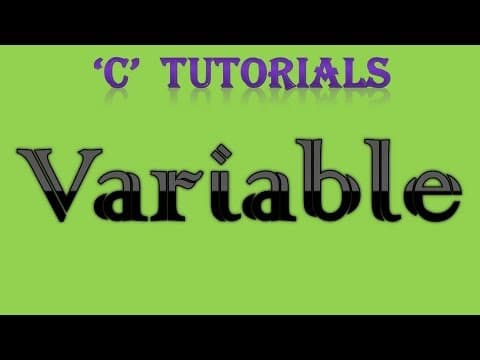 C Programming Tutorial - 2 Variable thumbnail