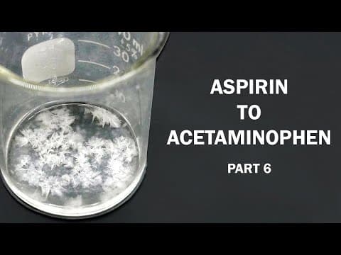 How to Synthesize Paracetamol from Aspirin Tablets thumbnail