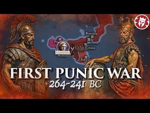 The Full History of the First Punic War - Rome vs Carthage thumbnail