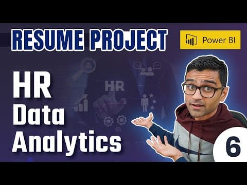 Data Analyst Project For Beginners (HR Analytics): 6 - Closing thumbnail