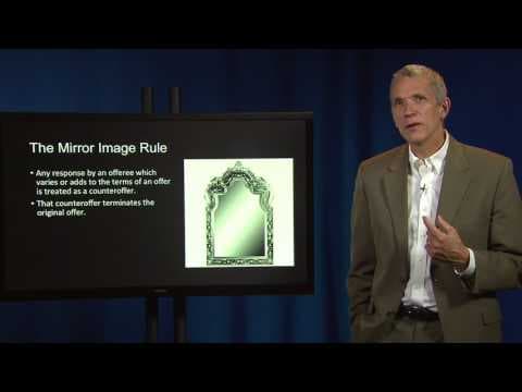 What Is the Mirror Image Rule in Contract Law? thumbnail