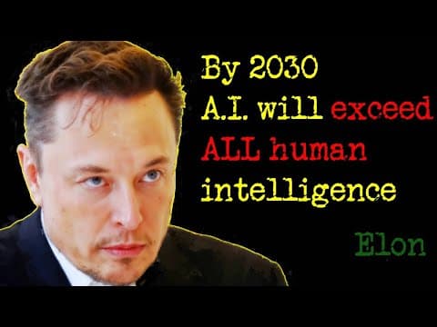 Elon Musk's STUNNING Prediction | Sam Altman Attempts to Harness the Power of a Thousand Suns. thumbnail