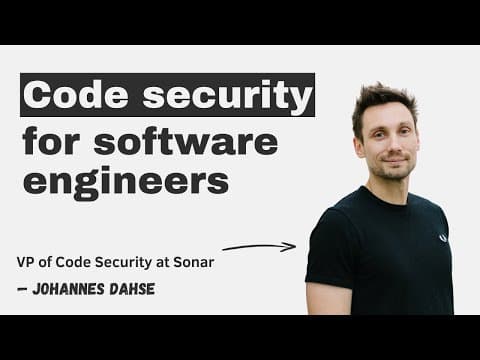 Code security for software engineers thumbnail