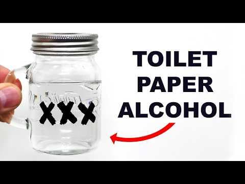 How to Make Alcohol from Toilet Paper: An Experiment thumbnail
