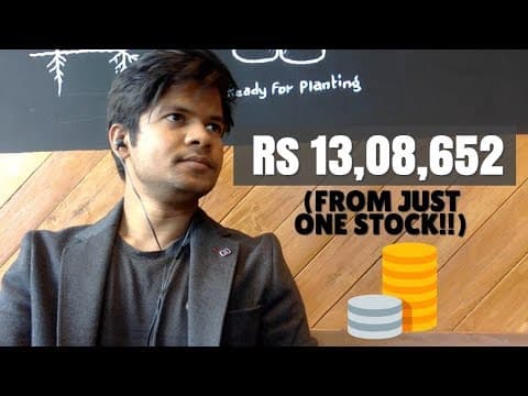 Case Study- How to Earn Rs 13,08,672 From Just One Stock? thumbnail