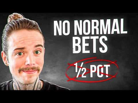 I Played Poker With ONLY Tiny and Massive Bets thumbnail
