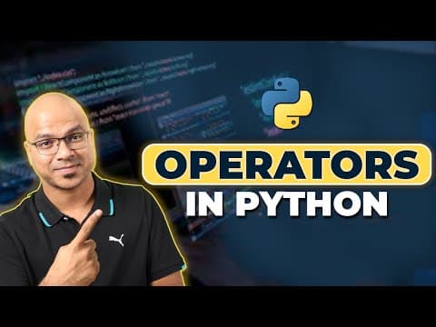 What Are the Different Types of Python Operators? thumbnail