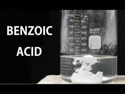 How to Make Benzoic Acid from Sodium Benzoate thumbnail