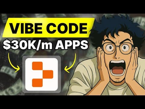 We Vibe Code a $30K/month SaaS App in 64 Minutes (Replit) thumbnail