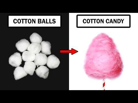 How to Turn Cotton Balls into Edible Cotton Candy thumbnail