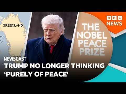Starmer calls Trump's tariff threat 'completely wrong' | BBC Newscast thumbnail