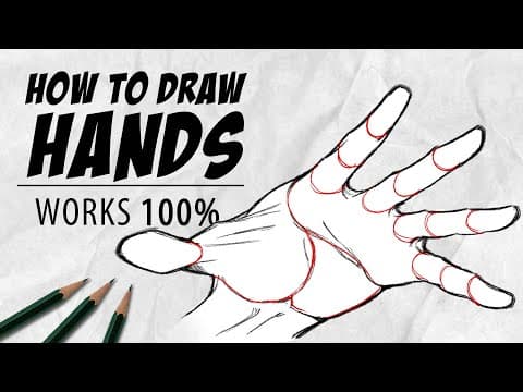 How to Draw Hands in 10 Minutes: Step-by-Step Guide thumbnail