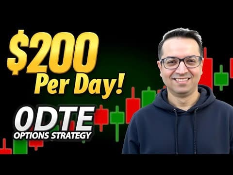 0DTE Options Strategy - How to make $200 per day with 0DTE SPY thumbnail