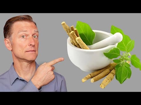 The Unique Benefits of ASHWAGANDHA (How and When to Take it) - Dr. Berg Explains thumbnail