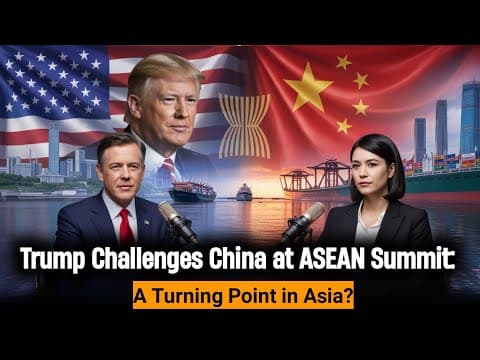 Trump Challenges China at ASEAN Summit | A Turning Point in Asia? | The English Globe Podcast thumbnail