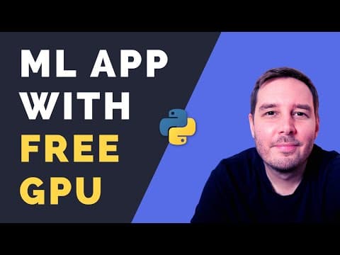 How to Create a Free GPU-Powered ML App in Python thumbnail