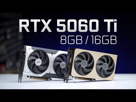 RTX5060TI 8G/16G首发评测:平平无奇 thumbnail