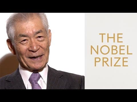 Tasuku Honjo, Nobel Prize in Physiology or Medicine 2018: Official interview thumbnail
