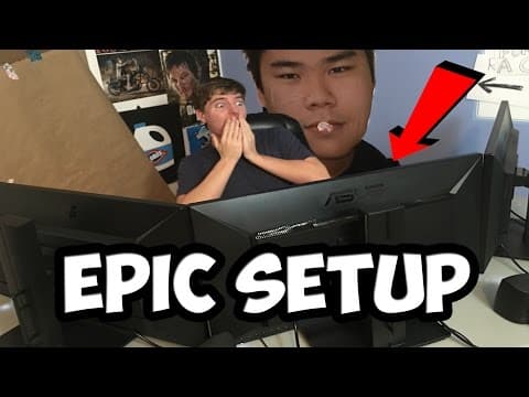 Epic New Gaming And Youtube Setup 2016 thumbnail