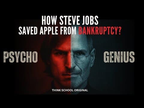 How Steve Jobs saved Apple from BANKRUPTCY? | Documentary | The Greatest Comeback story ever thumbnail
