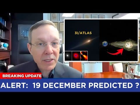 3I/ATLAS Update: December 19 PREDICTED for 3I/ATLAS — and Is it a threat to Earth? thumbnail