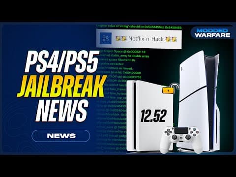 PS4/PS5 Jailbreak News: 12.52/12.50 Updates, Netflix-N-Hack PS4, etaHEN Features, Homebrew & More! thumbnail