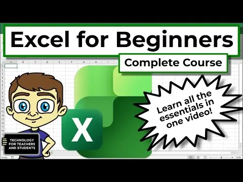 Excel for Beginners - The Complete Course thumbnail