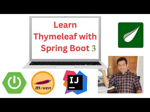 Spring Boot Thymeleaf Tutorial Full Course 🔥🔥🔥| Learn Thymeleaf with Spring Boot 3 thumbnail