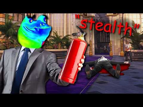 Beating HITMAN With Only a Fire Extinguisher thumbnail