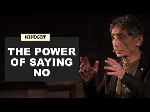 Dr Gabor Maté | The Power Of Saying NO (Part 4) thumbnail