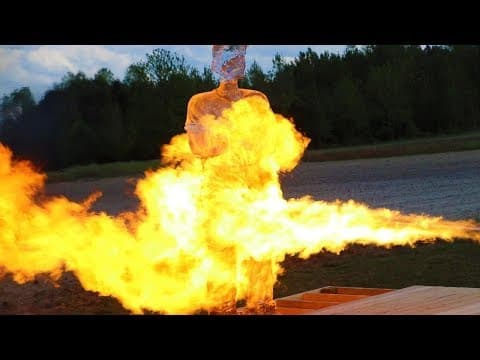 $10000 Ice Sculpture Vs Flame thumbnail