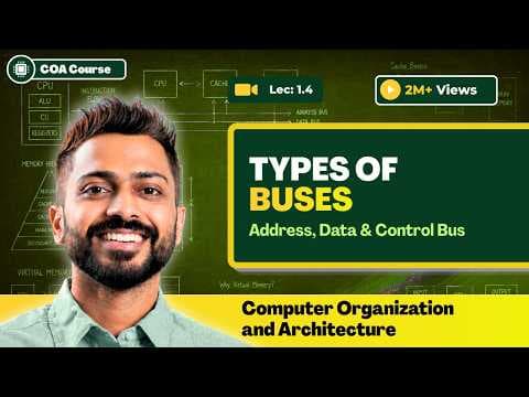 L-1.4:Types of Buses (Address, Data and Control) in Computer Organization and Architecture thumbnail