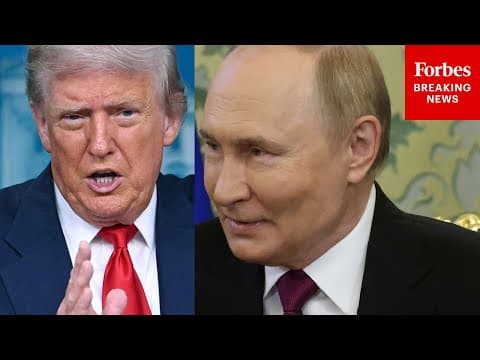 JUST IN: Trump Previews Friday's Meeting With Putin And Reveals His Possible Moves Right After thumbnail