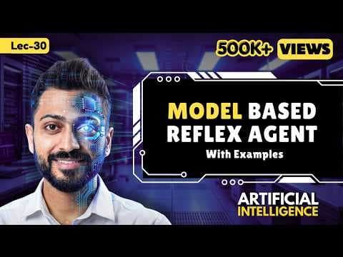 Lec-24: Model Based Reflex Agent in Artificial Intelligence in HINDI with Real Life Examples thumbnail