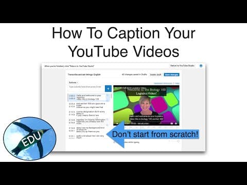 How to Create Subtitles for Your YouTube Videos thumbnail