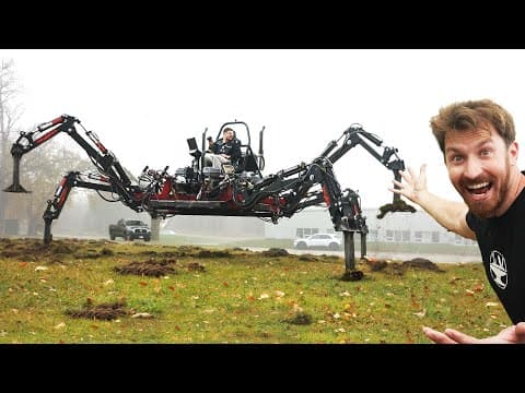 Our BIGGEST project yet! (SPIDER MECH!) thumbnail