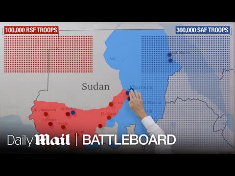 Why Sudan is At War (Again) | Battle Board | Daily Mail thumbnail