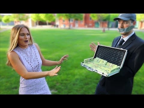 Giving $10,000 To Random People And Saying Nothing thumbnail