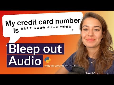 How to INSTANTLY Remove Sensitive Information from Video and Audio with AI thumbnail
