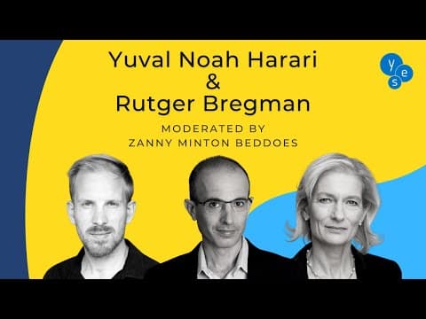 What Do Yuval Noah Harari and Rutger Bregman Think About Humanity's Future? thumbnail