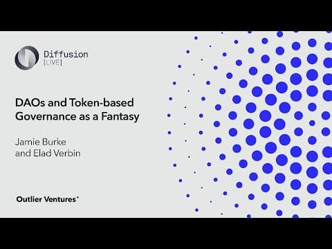 Why Is Token-Based Governance in DAOs Considered a Fantasy? thumbnail