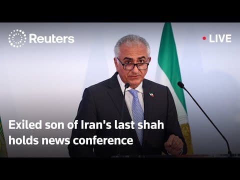 LIVE: Exiled son of Iran's last shah holds news conference thumbnail