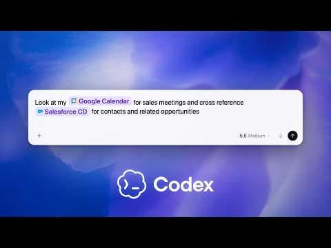 Prep for sales meetings faster with Codex thumbnail