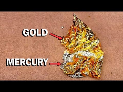 How Does Mercury Amalgamate with Gold Leaf? thumbnail