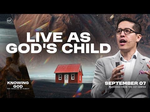 Live as God's Child | Edric Mendoza | September 7, 2025 thumbnail