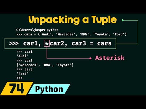 Unpacking a Tuple in Python thumbnail