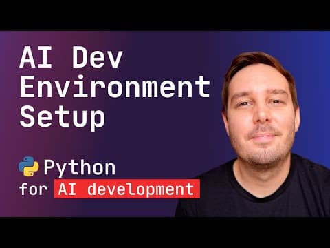 How to Set Up a Python Development Environment for AI thumbnail
