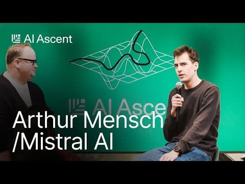 Open sourcing the AI ecosystem ft. Arthur Mensch of Mistral AI and Matt Miller thumbnail