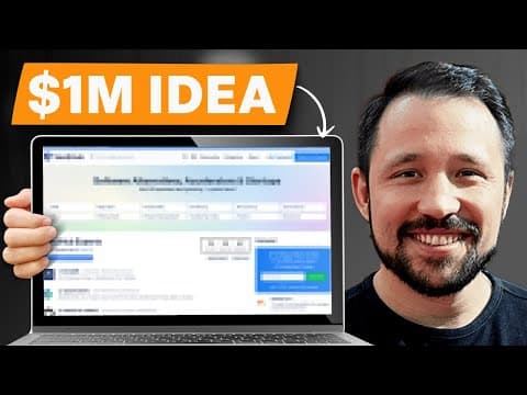 I can't believe he shared these $1M+/year startup ideas thumbnail